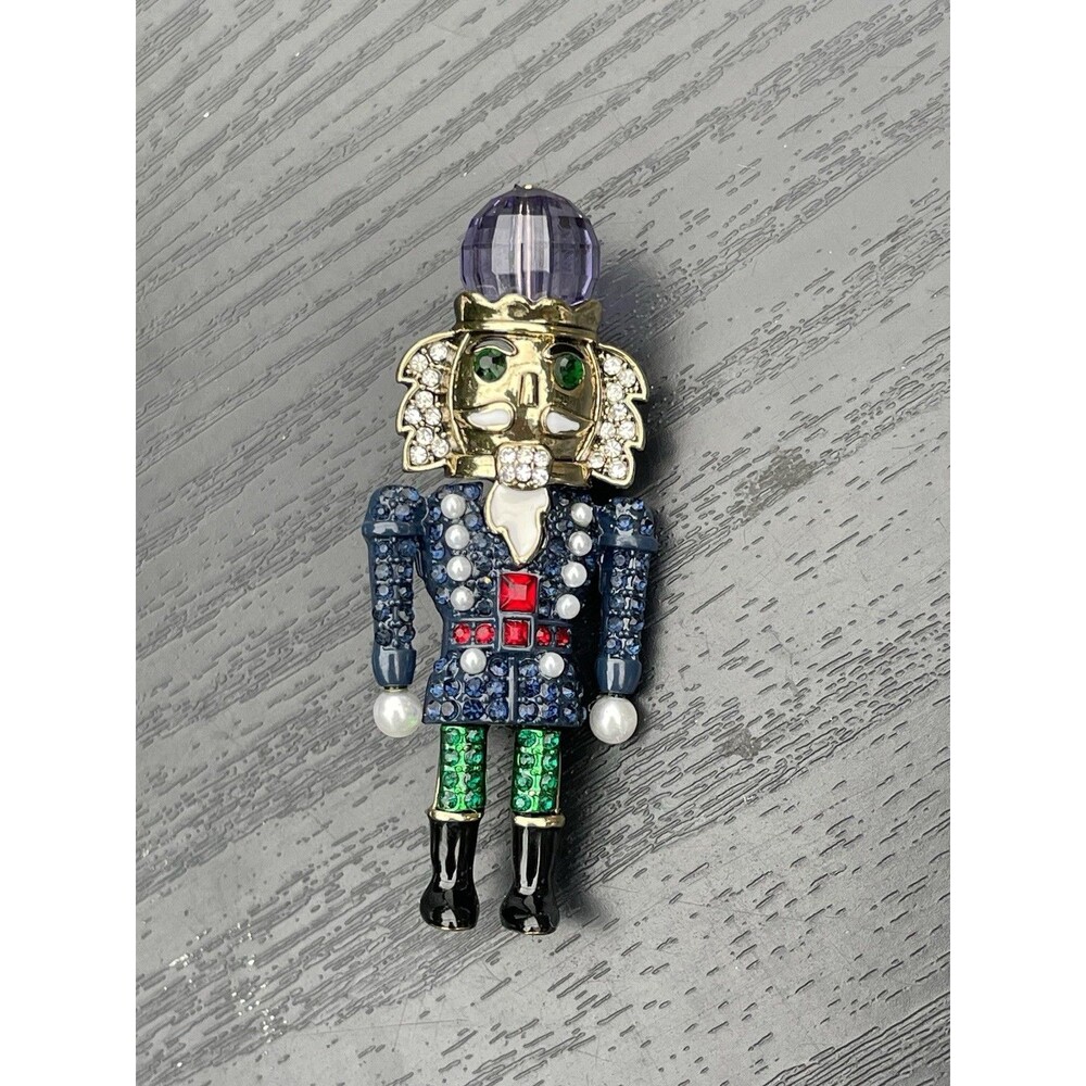 Dana Buchman Nutcracker Brooch, Signed